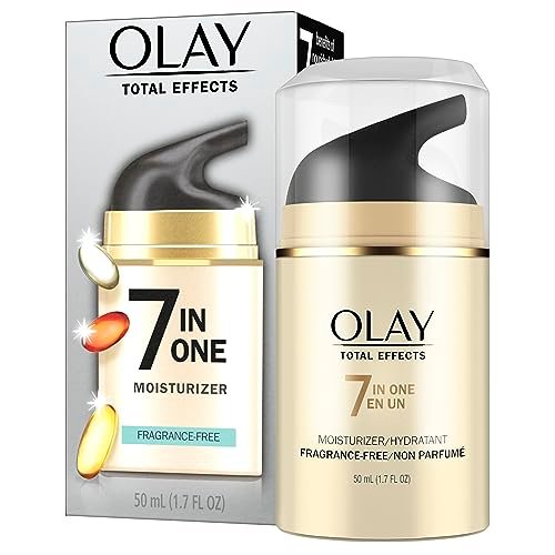 Olay Total Effects Face Moisturizer, Fragrance-Free, 1.7 fl oz - Daily Anti-Aging Cream Avelisse