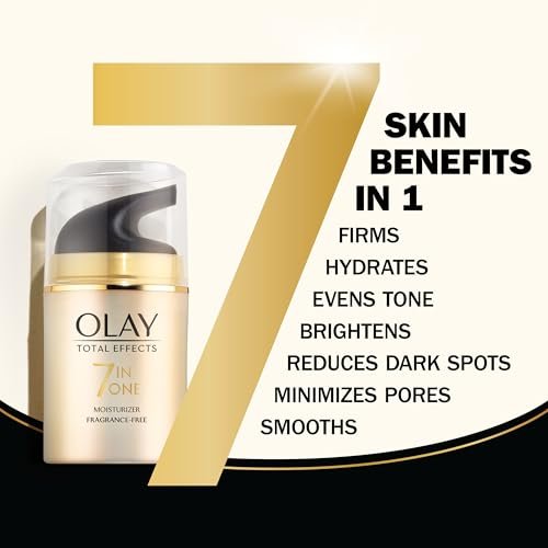 Olay Total Effects Face Moisturizer, Fragrance-Free, 1.7 fl oz - Daily Anti-Aging Cream Avelisse