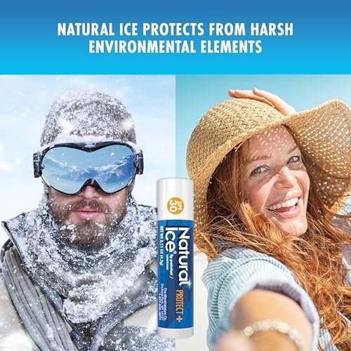 Natural Ice Sport Broad Spectrum SPF 30 Medicated Lip Balm - 12 Pack, 4.2 g Tubes Avelisse
