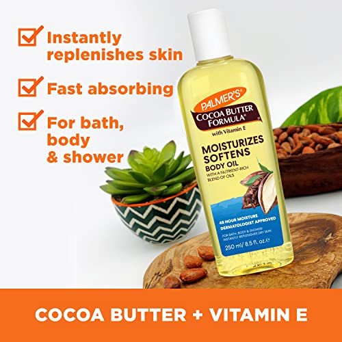 Palmer's Cocoa Butter Moisturizing Body Oil with Vitamin E - 8.5 oz | Radiant Glow & Deep Hydration - görsel 4