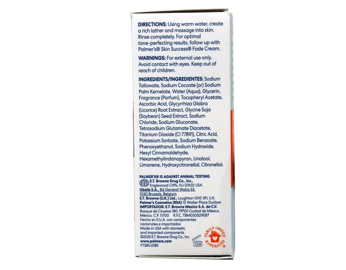 Palmer's Skin Success Anti-Dark Spot Complexion Bar – Fade Dark Spots & Even Skin Tone, 3.5 oz - görsel 6