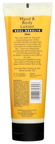 ShiKai Hand & Body Lotion (Yuzu, 8 oz) - Daily Moisturizing Skincare with Aloe Vera & Vitamin E for Dry and Cracked Skin - görsel 4