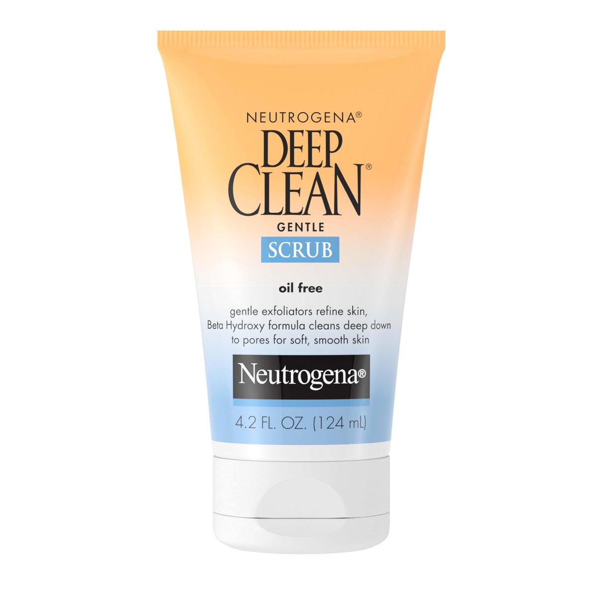 Neutrogena Deep Clean Gentle Daily Facial Scrub, Oil-Free Cleanser, 4.2 fl. oz - görsel 1