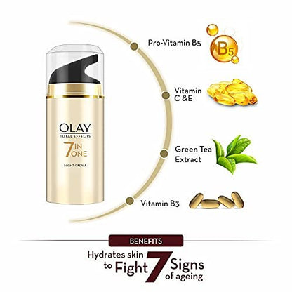Olay Total Effects Night Firming Facial Moisturizer Treatment - 1.7 Fl Oz Avelisse