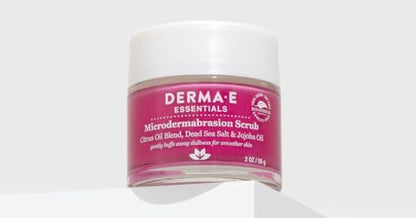 DERMA E Microdermabrasion Scrub with Dead Sea Salt & Citrus Essential Oils – Facial Exfoliating Scrub for Smoother, Renewed Skin, 2 oz Avelisse