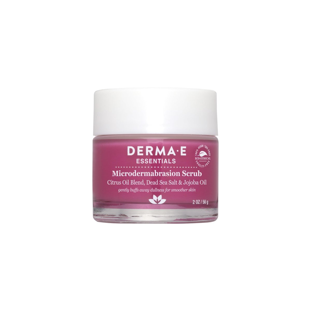 DERMA E Microdermabrasion Scrub with Dead Sea Salt & Citrus Essential Oils – Facial Exfoliating Scrub for Smoother, Renewed Skin, 2 oz Avelisse