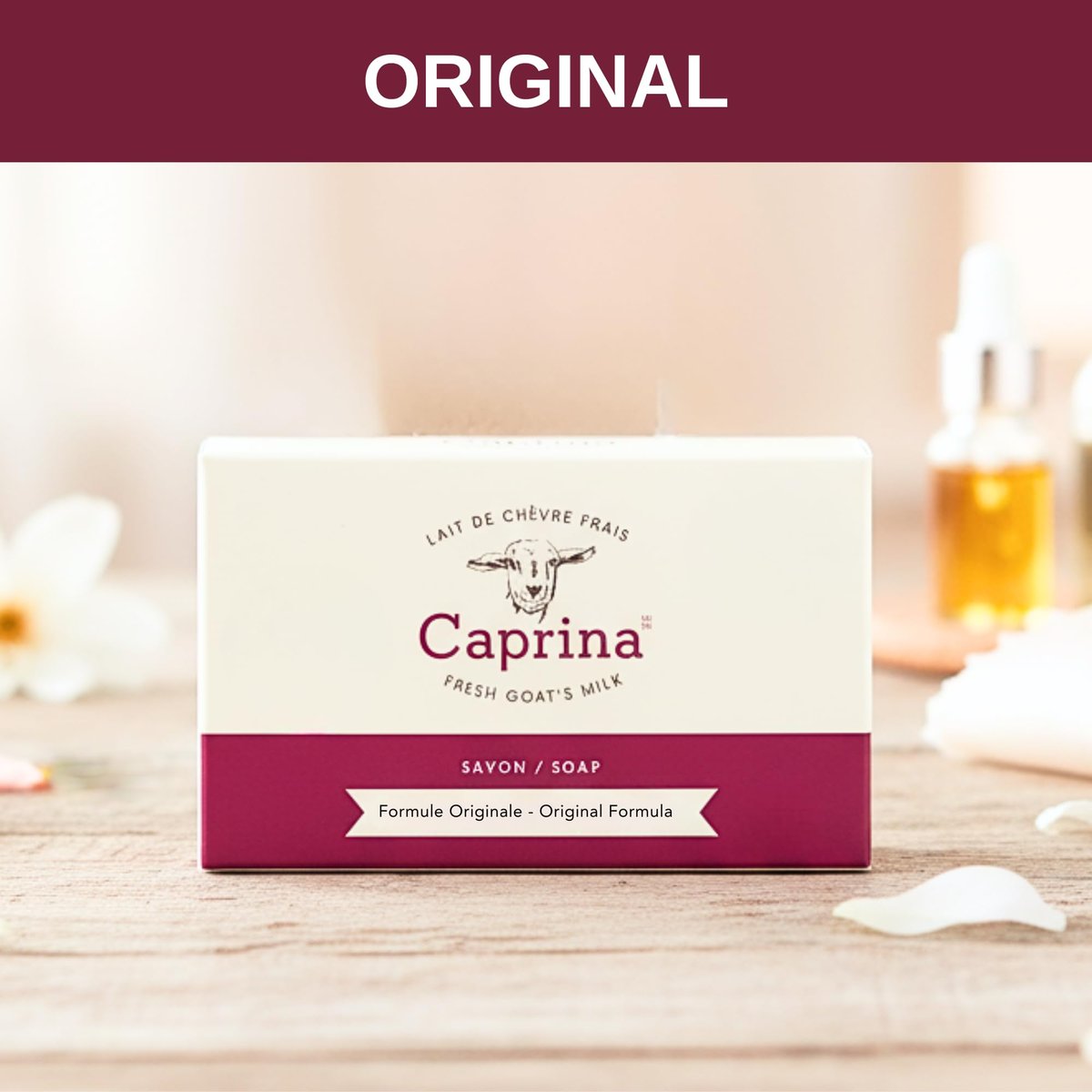 Caprina Fresh Goat’s Milk Bar Soap, Original - Organic Goat Milk Hand & Body Soap, Moisturizing, Biodegradable, All-Natural & Eco-Friendly, with Vitamins A, B2, B3 - 5 oz (1 Pack) - görsel 5