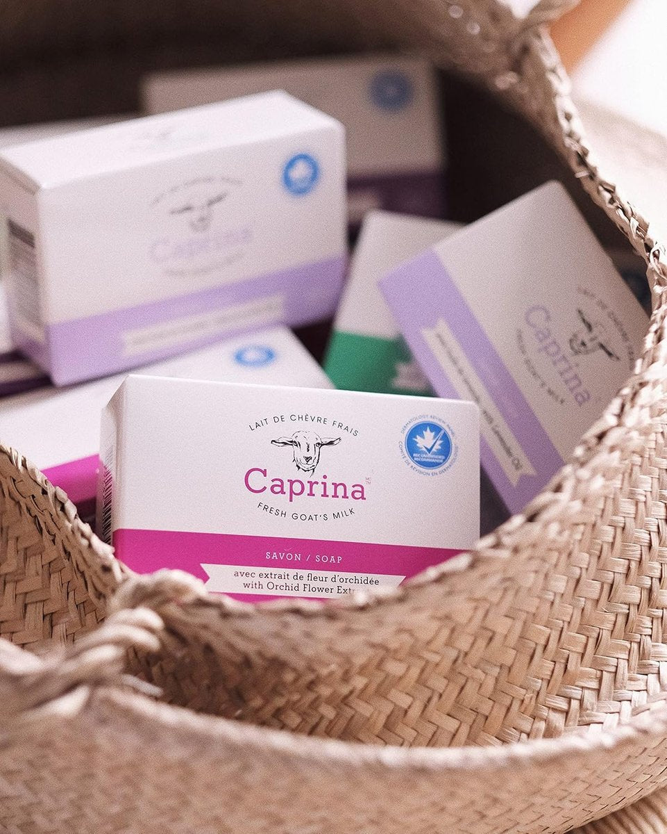 Caprina Fresh Goat’s Milk Bar Soap, Original - Organic Goat Milk Hand & Body Soap, Moisturizing, Biodegradable, All-Natural & Eco-Friendly, with Vitamins A, B2, B3 - 5 oz (1 Pack) - görsel 10
