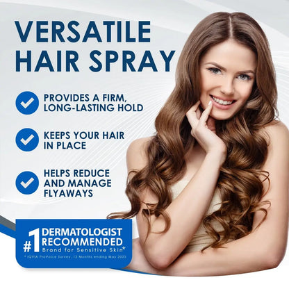 Vanicream Firm Hold Hairspray - Fragrance Free & Gluten Free, 8 oz, for Sensitive Skin Avelisse