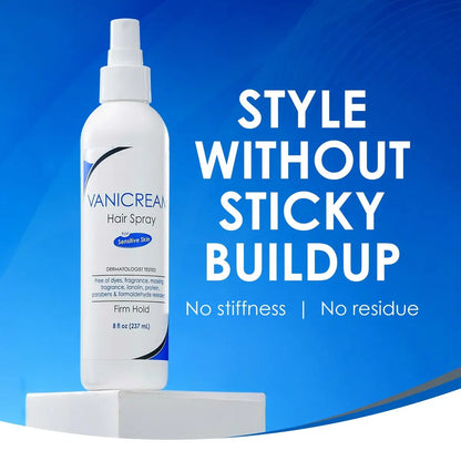 Vanicream Firm Hold Hairspray - Fragrance Free & Gluten Free, 8 oz, for Sensitive Skin Avelisse