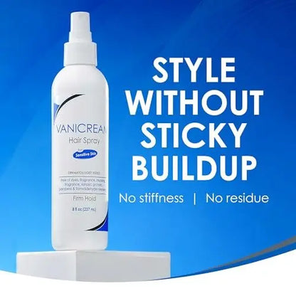 Vanicream Firm Hold Hairspray - Fragrance Free & Gluten Free, 8 oz, for Sensitive Skin Avelisse