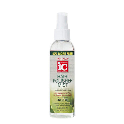 Fantasia Hair Polisher Mist - 6 oz. Bonus Size, Clear Shine Spray Avelisse