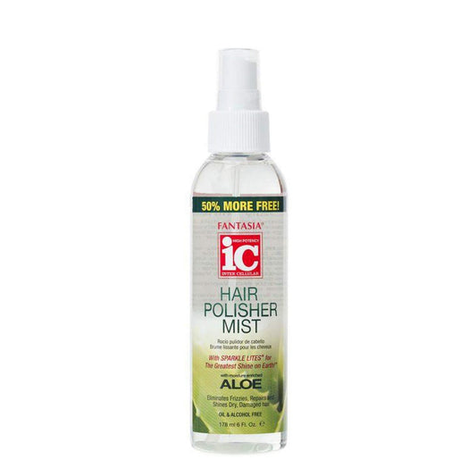 Fantasia Hair Polisher Mist - 6 oz. Bonus Size, Clear Shine Spray Avelisse