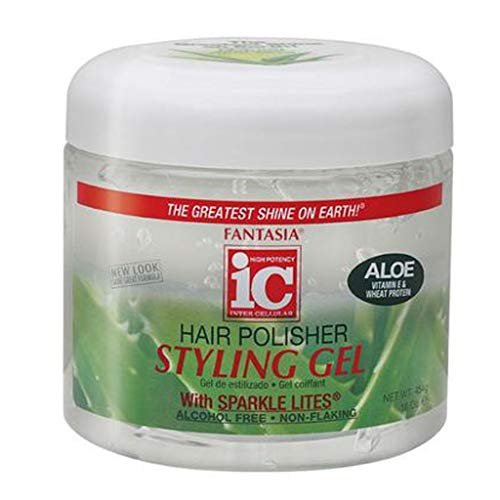 Fantasia High Potency IC Hair Polisher Styling Gel with Sparkle Lites - 16 oz - görsel 2