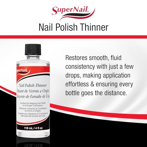 SuperNail Polish Thinner - 4 fl oz (118ml) - Restore and Revive Your Nail Polish - görsel 5