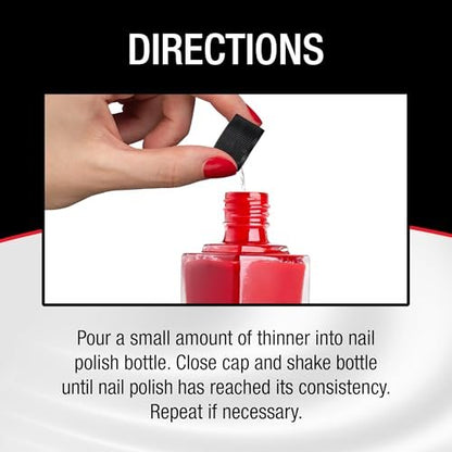 SuperNail Polish Thinner - 4 fl oz (118ml) - Restore and Revive Your Nail Polish