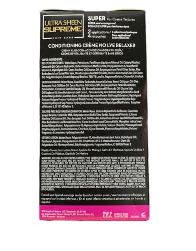 Ultra Sheen Supreme No-Lye Relaxer Conditioning Creme Kit - Super - 1 Count - görsel 4