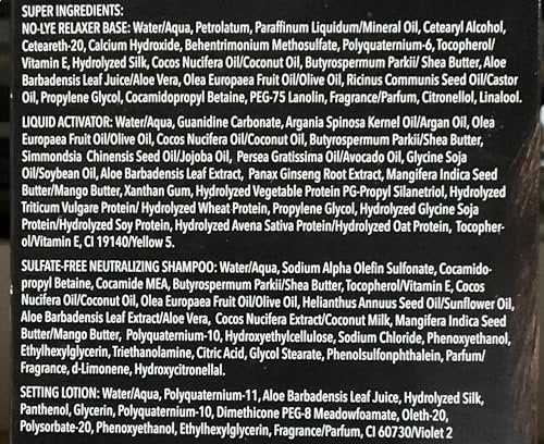 Ultra Sheen Supreme No-Lye Relaxer Conditioning Creme Kit - Super - 1 Count - görsel 6