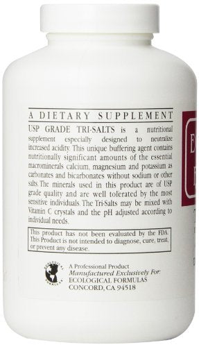 Ecological Formulas Tri-Salts 200g - Mineral Salt Supplement by Cardiovascular Research Avelisse