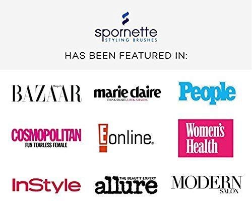 Spornette Double Stranded XL Round Brush, Nylon Bristles - 2.25 Inches for Straightening, Anti-Frizz, Detangling, Volumizing - Ideal for Wavy, Curly, Medium & Long Hair - görsel 15