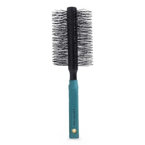 Spornette Double Stranded XL Round Brush – 2.75" Nylon Bristle Brush for Straightening, Anti-Frizz, Detangling & Volumizing – Ideal for Wavy, Curly, Medium & Long Hair Avelisse