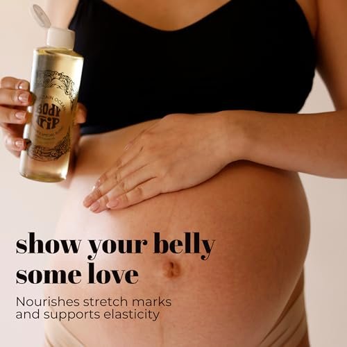 Mountain Ocean The Original Body Trip Mother's Special Blend Body Toning Oil - Deep Hydration, Helps Stretch Marks, with Almond & Coconut Oil, Cocoa Butter & Vitamin E, 8 oz Avelisse