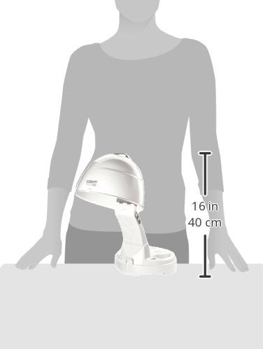 Conair Pro Style Bonnet Hair Dryer – 1875W Ionic Hair Dryer with Extra-Large Hood, Adjustable Height, 2 Heat Settings, White Avelisse