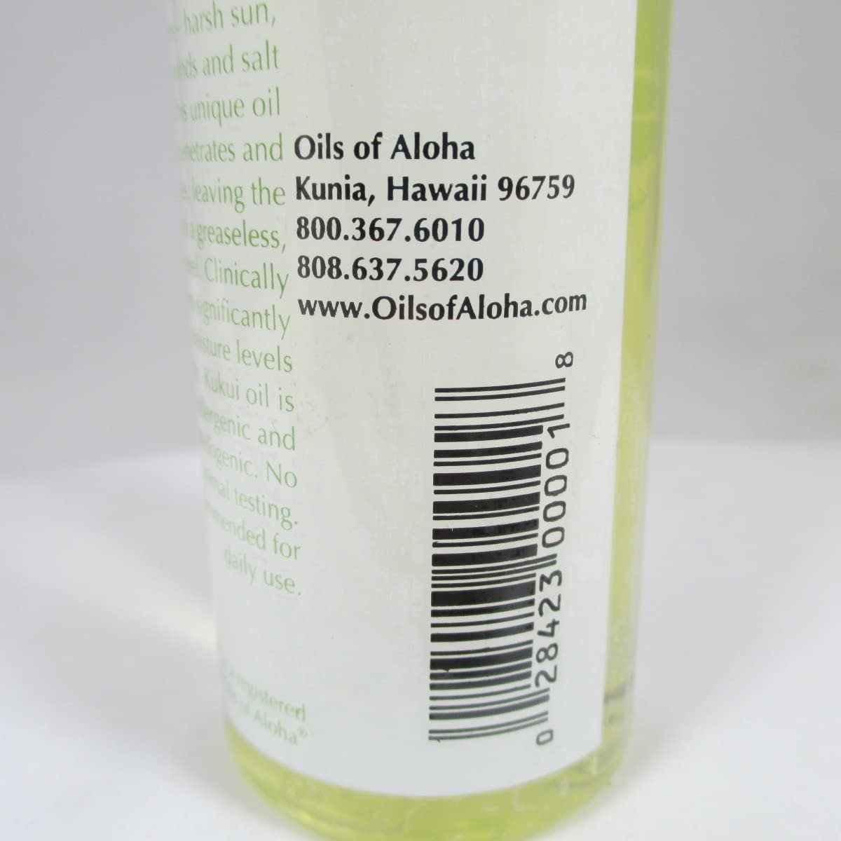 Oils of Aloha Hawaii Kukui Oil, No Fragrance, 4 Fl Oz - Pure Natural Moisturizer Avelisse