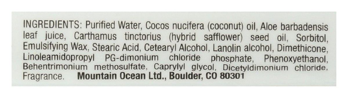 Mount Hagen Mountain Ocean Skin Trip Moisturizer, Coconut, 8 oz Avelisse