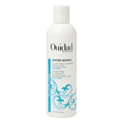 Ouidad Water Works Curly Hair Clarifying Shampoo - 8.5 oz - Removes Buildup & Maintains Natural Moisture for All Curl Types