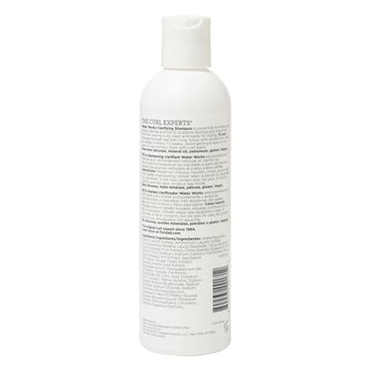 Ouidad Water Works Curly Hair Clarifying Shampoo - 8.5 oz - Removes Buildup & Maintains Natural Moisture for All Curl Types