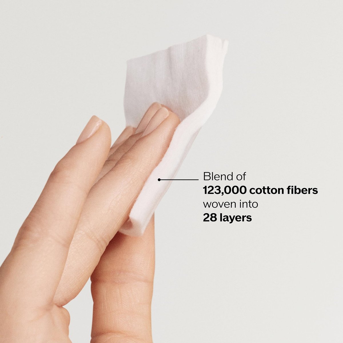 Shiseido Facial Cotton Pads - 165 Soft, 100% Natural Cotton Squares for Skincare Application & Makeup Removal Avelisse