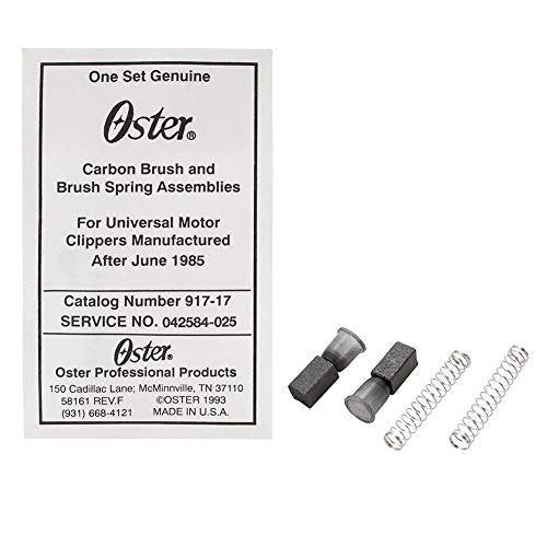 Oster Motor Brush Set 76 - Replacement Brushes for Hair Clippers (After June 1985) - 4 Pack Avelisse