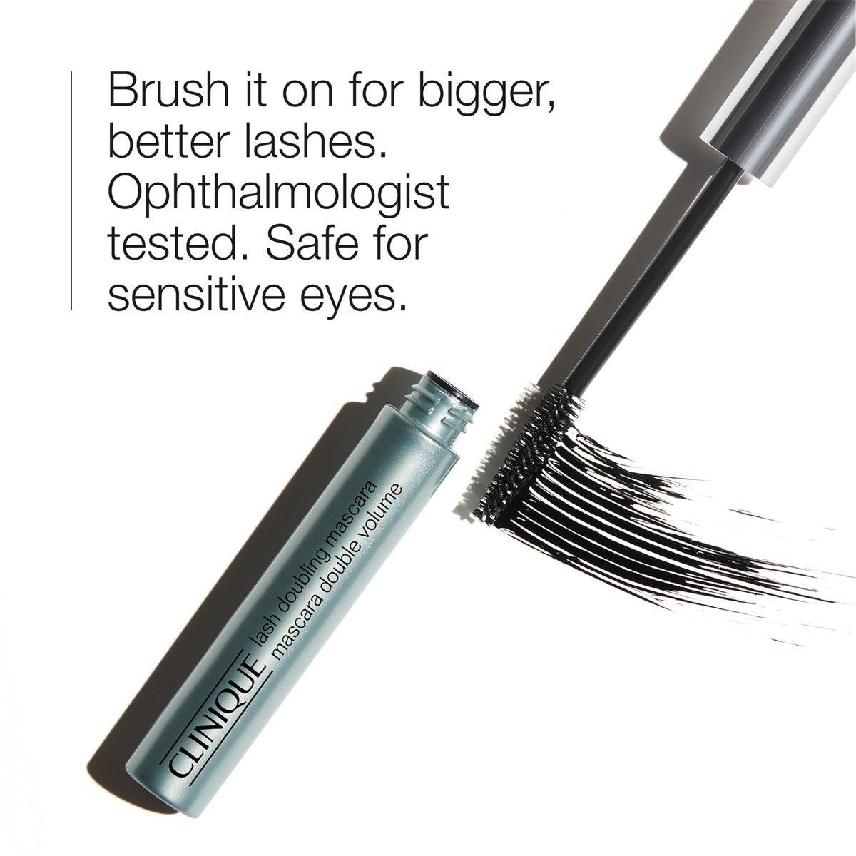 Clinique Lash Doubling Mascara – Lengthening & Defining Formula, Safe for Sensitive Eyes, Black, 0.27 fl oz Avelisse
