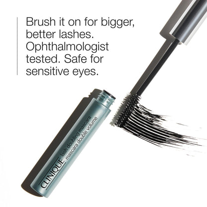 Clinique Lash Doubling Mascara – Lengthening & Defining Formula, Safe for Sensitive Eyes, Black, 0.27 fl oz Avelisse