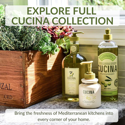 Cucina Coriander and Olive Tree 33.8 oz Purifying Hand Wash Refill Avelisse