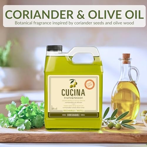 Cucina Coriander and Olive Tree 33.8 oz Purifying Hand Wash Refill Avelisse