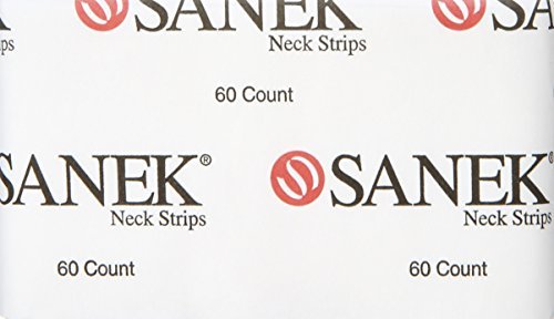 Graham Medical Sanek Display Neck Strips - 60 Count (Pack of 12) - Black Polyester Beauty Strips - görsel 4