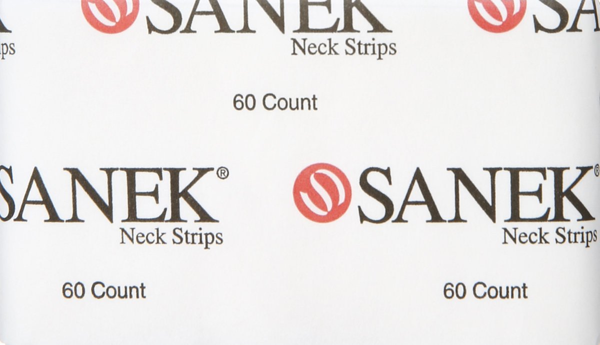 Graham Medical Sanek Display Neck Strips - 60 Count (Pack of 12) - Black Polyester Beauty Strips - görsel 3