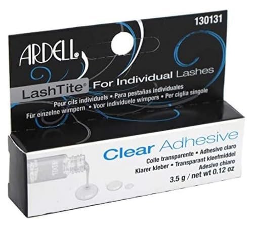 Ardell Lashtite Adhesive Bottle, Clear, 0.12 oz – Long-Lasting False Eyelash Glue with Silicone Formula - görsel 2