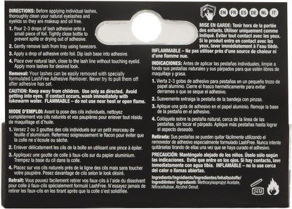 Ardell Lashtite Adhesive Bottle, Clear, 0.12 oz – Long-Lasting False Eyelash Glue with Silicone Formula