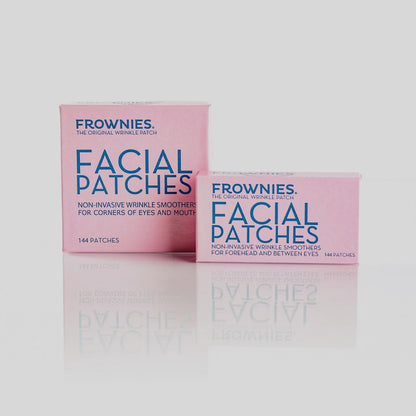 Frownies Forehead & Between Eyes Wrinkle Patches - Hypoallergenic Facial Patches for Smoothing Forehead Wrinkles & Eleven Lines - Overnight Use, 144 Count Avelisse