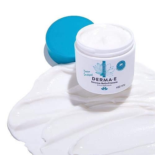 Derma E Eczema Relief Cream – All Natural Itch Relief – Soothing, Relieves Flaky, Scaly and Dry Skin - Antioxidant-Rich Topical Eczema and Psoriasis Cream, 4oz - görsel 10