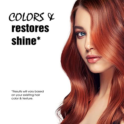 Light Mountain Henna Hair Color & Conditioner – Red (Auburn) 4 oz – Chemical-Free, Organic Henna Leaf Powder & Botanicals Avelisse