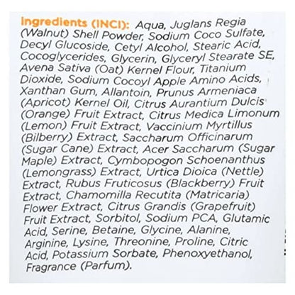 Earth Science Apricot Gentle Exfoliating Facial Scrub – 4 oz, for All Skin Types