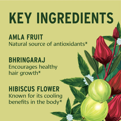 Banyan Botanicals Organic Healthy Hair Supplement – Bhringaraj, Amla & Brahmi for Thickness, Shine & Scalp Health – 90 Tablets Avelisse