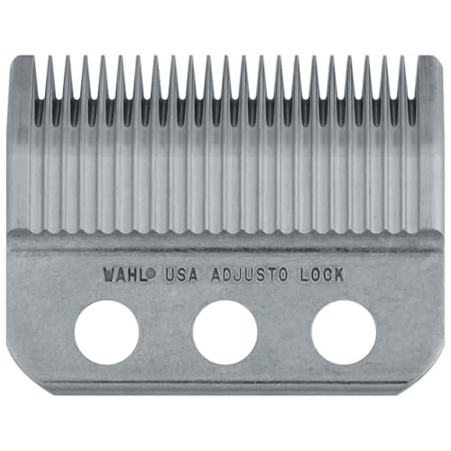Wahl Professional 3-Hole Standard Clipper Blade, 1mm-3mm, Adjusto-Lock Replacement for Designer, Senior, Pilot, Nugget, Sterling 1 Plus, and Sterling 4 Clippers (Silver, 2 Piece Set) Avelisse