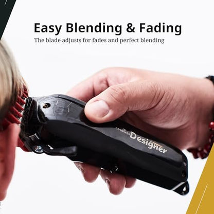 Wahl Professional 3-Hole Standard Clipper Blade, 1mm-3mm, Adjusto-Lock Replacement for Designer, Senior, Pilot, Nugget, Sterling 1 Plus, and Sterling 4 Clippers (Silver, 2 Piece Set) Avelisse