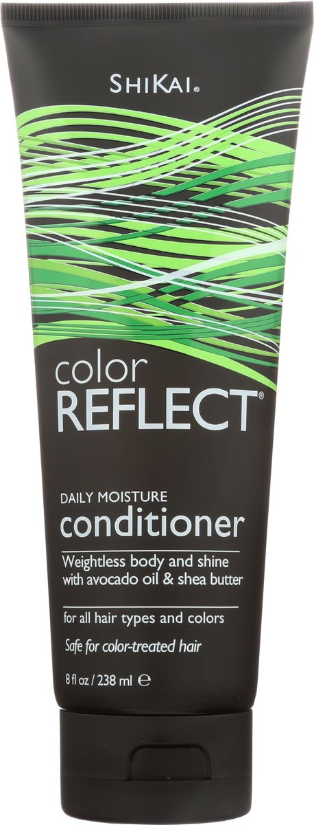 Shikai Color Reflect Daily Moisture Conditioner – 8 fl oz | Hydrating & Color-Safe Conditioner for Curly, Fine, Low Porosity Hair - görsel 1