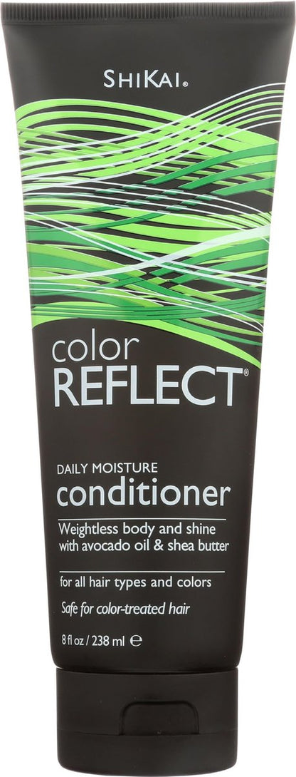 Shikai Color Reflect Daily Moisture Conditioner – 8 fl oz | Hydrating & Color-Safe Conditioner for Curly, Fine, Low Porosity Hair